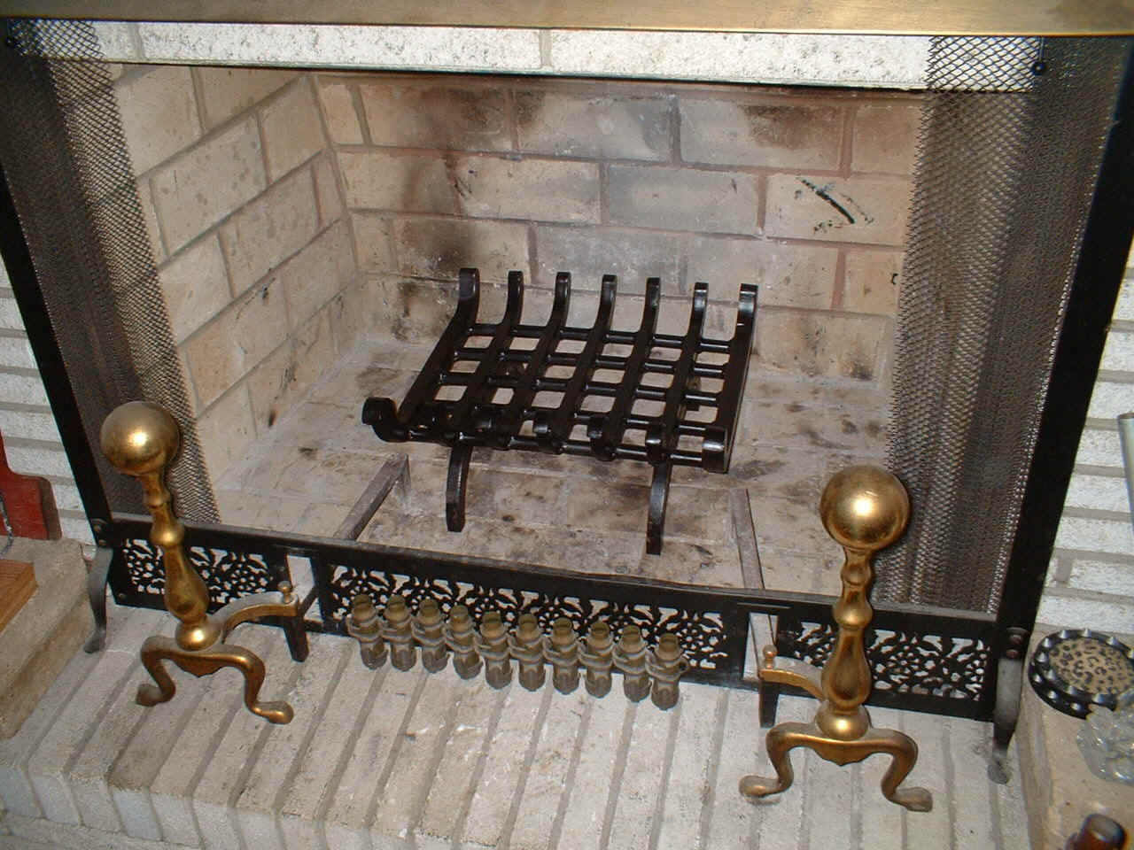 Fabricated Steel Fireplace Log Rack